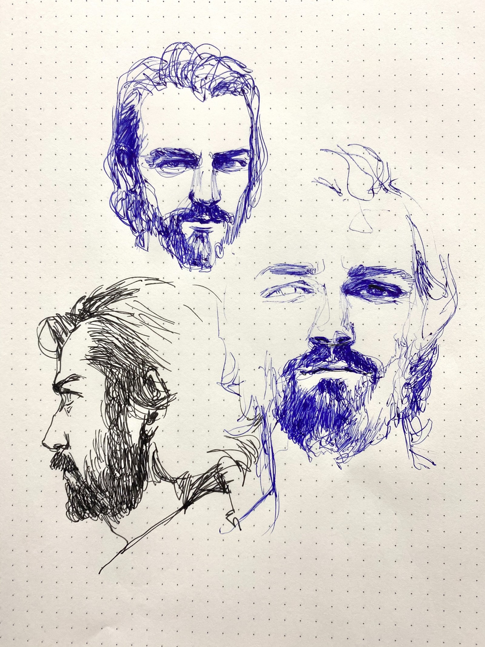 drawing, black, pen
