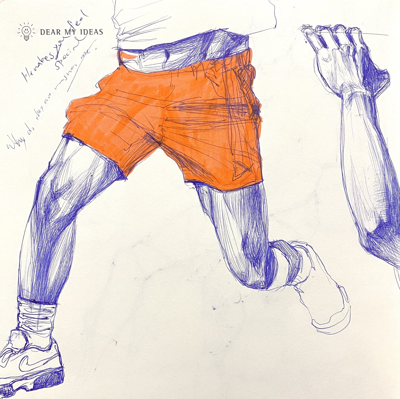 Orange pants