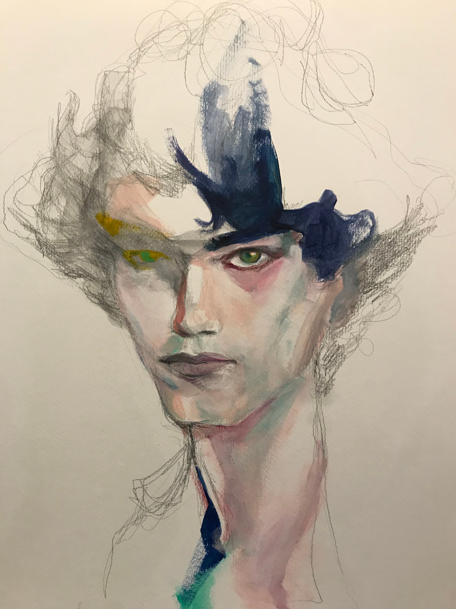 Pale-skinned man
