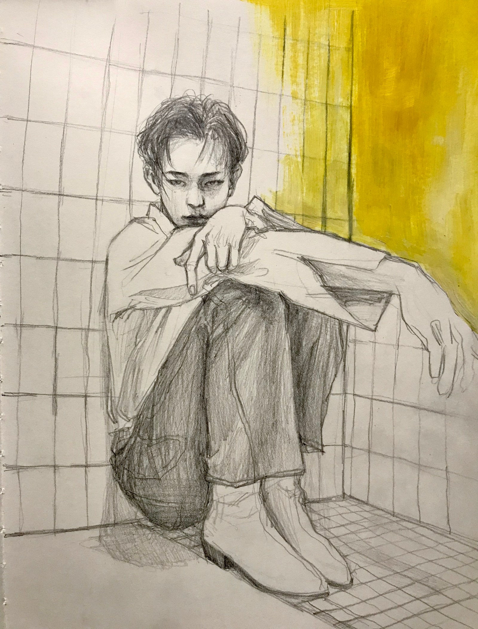 Yellow wall